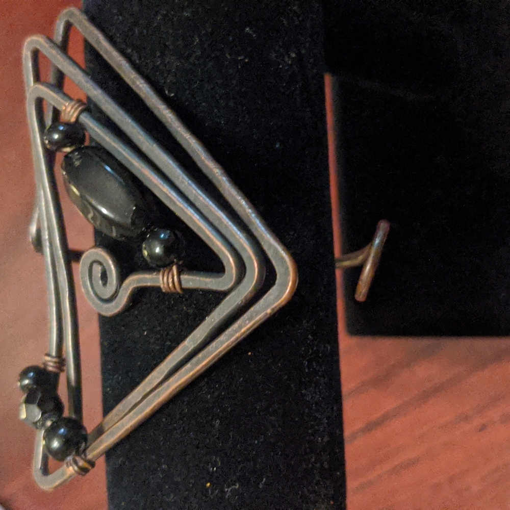 Bracelet Cuff Artisan Triangle - image 3